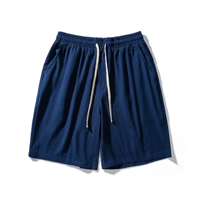 Privathinker Cotton Line Shorts Men Classic Basic Shorts Summer Thin Fabric Cool Shorts Casual Shorts Pants Men's Clothing