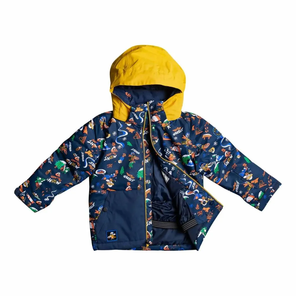 Quiksilver Little Mission Boys Ski Jacket - Insig Blue Snow Aloha