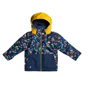 Quiksilver Little Mission Boys Ski Jacket - Insig Blue Snow Aloha