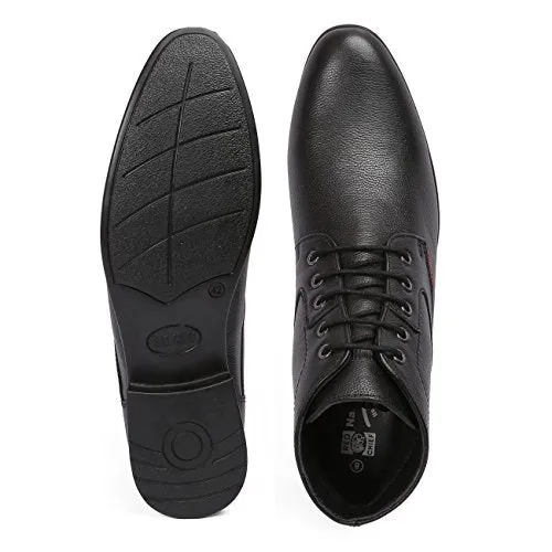 Red Chief Derby Lace Up | Men's Formal Shoes for Office | Black | PU Sole