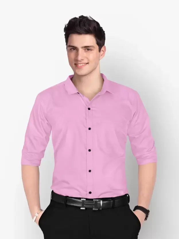 Regular Fit Washed Casual - Pink