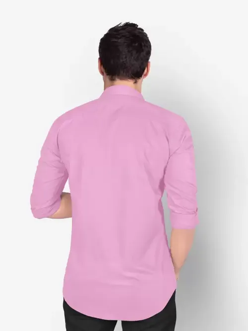 Regular Fit Washed Casual - Pink