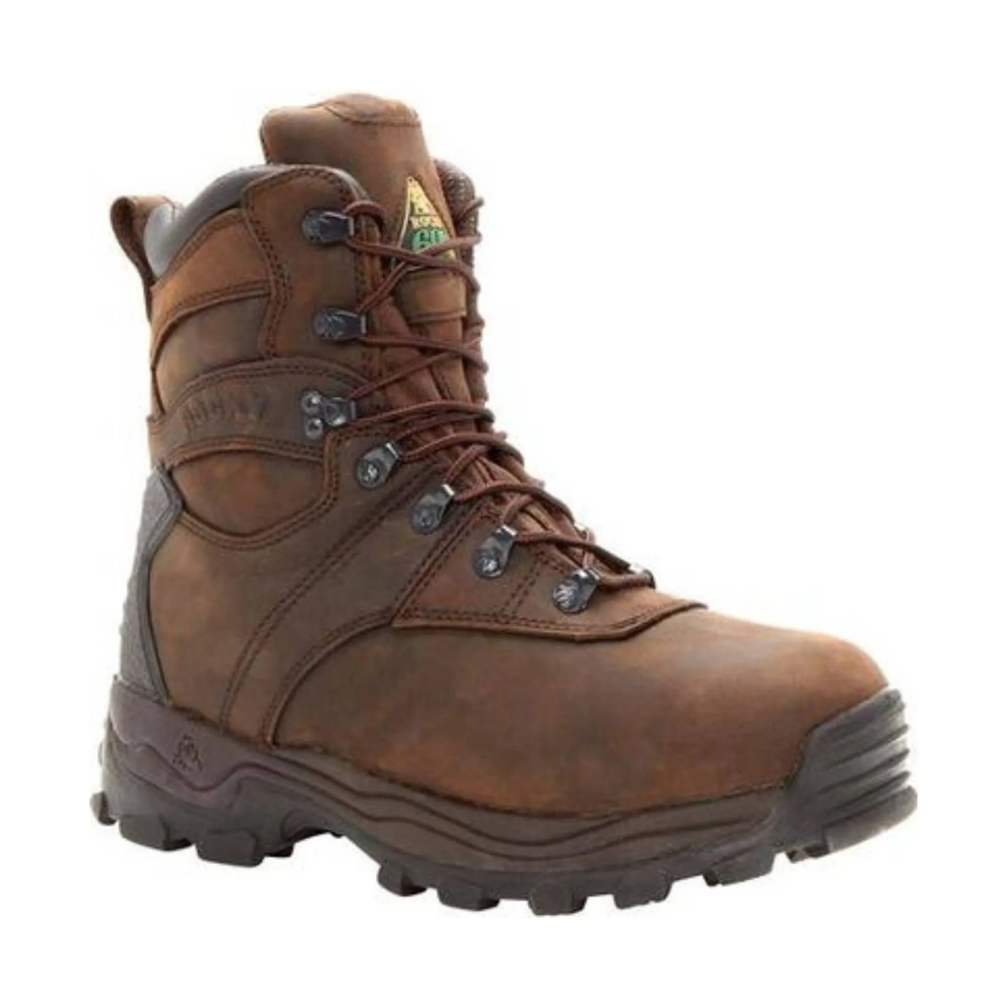 Rocky Men's Sport Utility 8 Inch Insulated Waterproof Boot - Brown