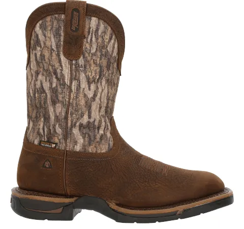 Rocky RKW0358 Men's 11" Long Range Soft Toe Mossy Oak Waterproof Western Boot (SHOP IN-STORE TOO)