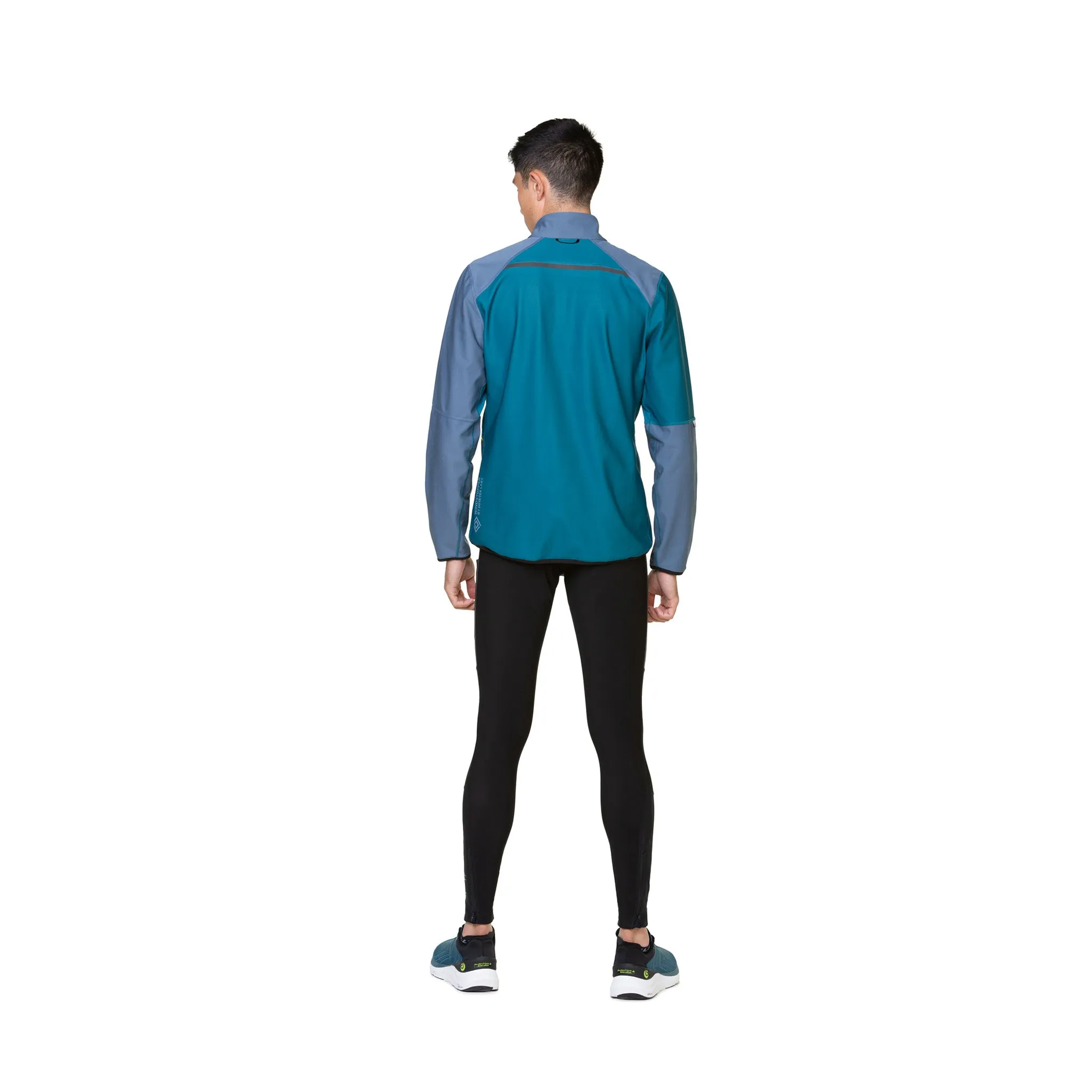 Ronhill | Men's Tech GORE-TEX Windstopper Jacket - Deep Teal/Lake Acid