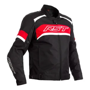 RST Pilot CE Textile Jacket - Black / Red / White