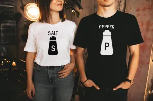 Salt & Pepper - Half Sleeve Couple T shirts