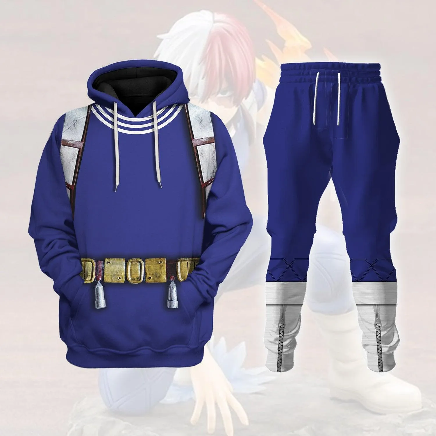 Todoroki My Hero Academia Hoodies T-shirt Sweatpants Apparel