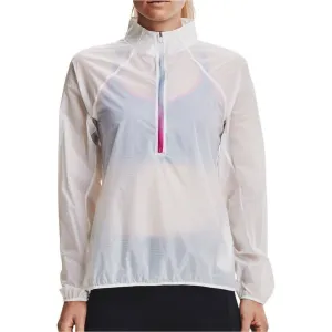 Under Armour Impasse Flight Half Zip Womens Running Jacket - White