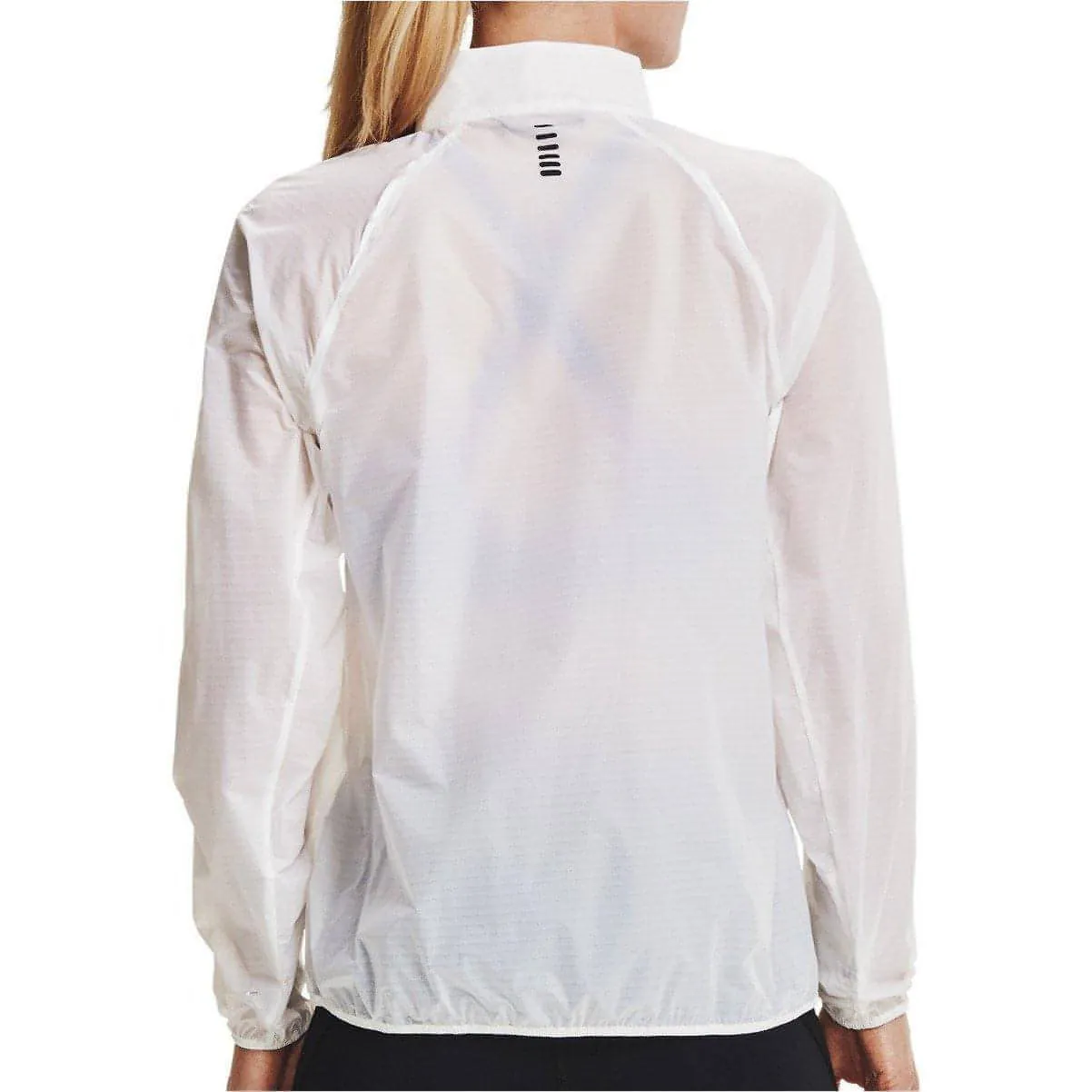 Under Armour Impasse Flight Half Zip Womens Running Jacket - White