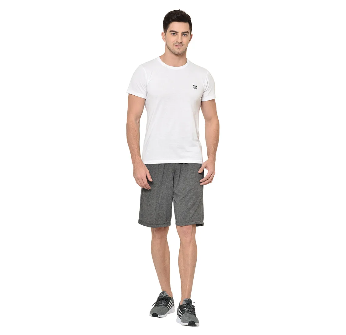 Vimal Jonney Grey Shorts For Men's