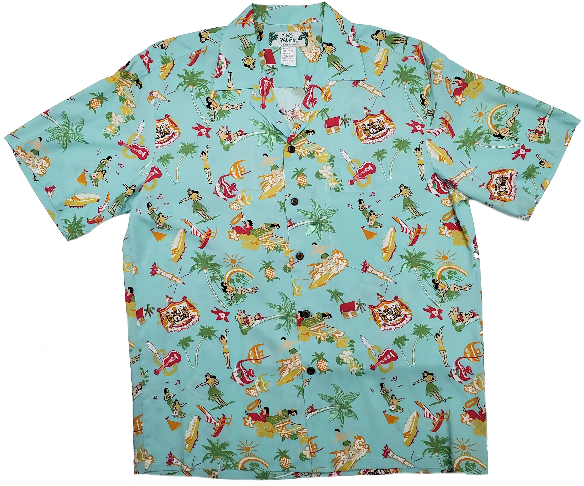 Vintage Aloha Aqua