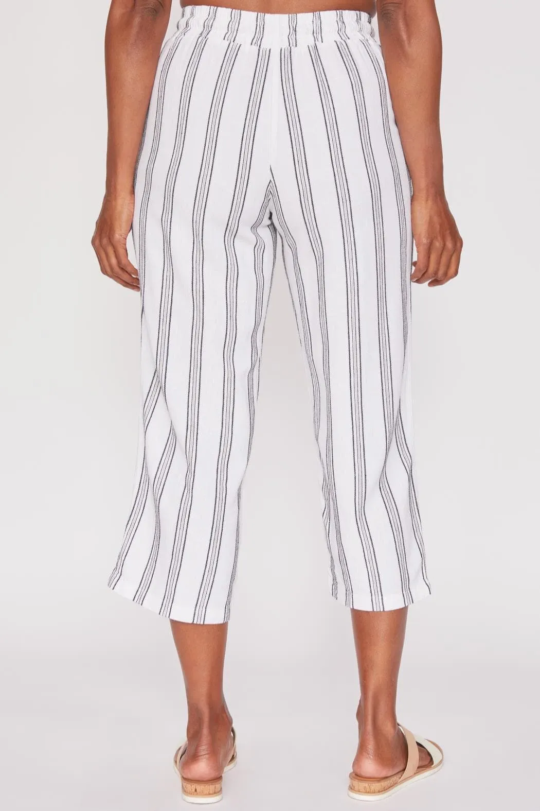 Women's Linen Lounge Pants with Elastic Waistband