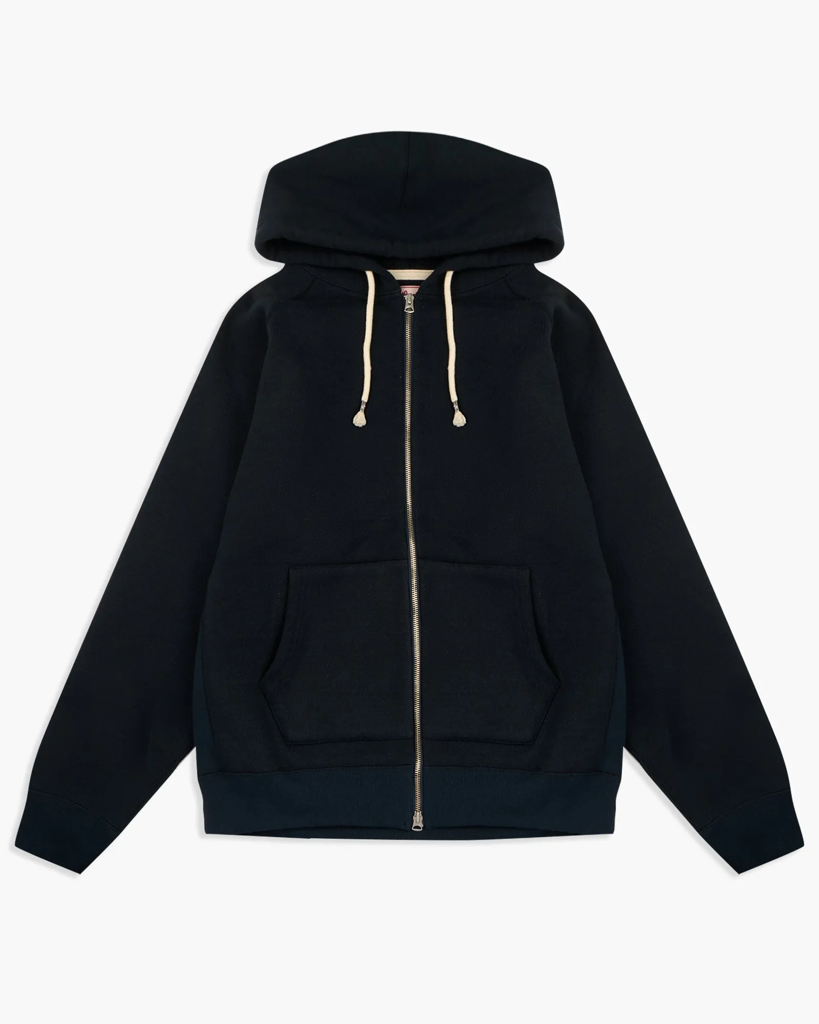 Wonder Looper 876gsm Double Heavyweight French Terry Zip Hoodie - Navy