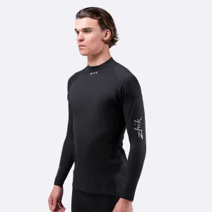 Zhik Mens Long Sleeve Spandex Rash Vest Top - Black